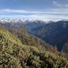 Less than a mile from the Crescent Meadow trailhead, the trail exits the forest with seeping views of the High Sierra and the foothills.  At Eagle View the view is amazing.  Just taking the trail to Eagle View is a short day