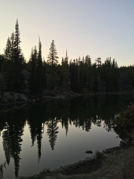 Clara Lake at twilight