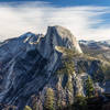 Half Dome from across Yosemite Valley