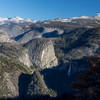 Liberty Cap and Nevada Falls from Glacier Point