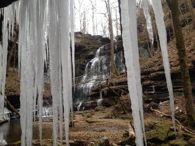 Machine Falls in the winter (normally more water)