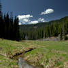 Nearing the head of Buck Canyon