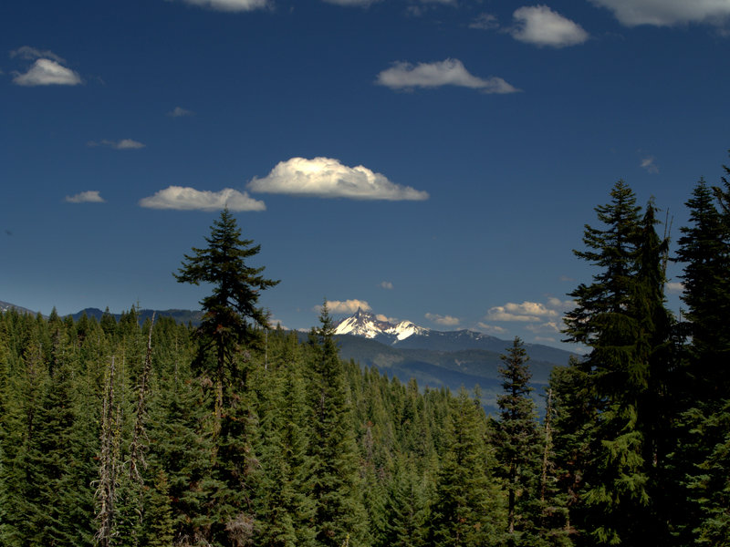 Mount Thielsen from Alkali Meadows