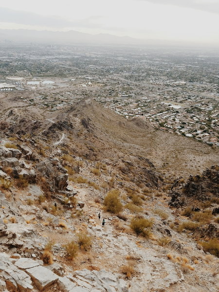 At the top of the Peak, looking southwest.