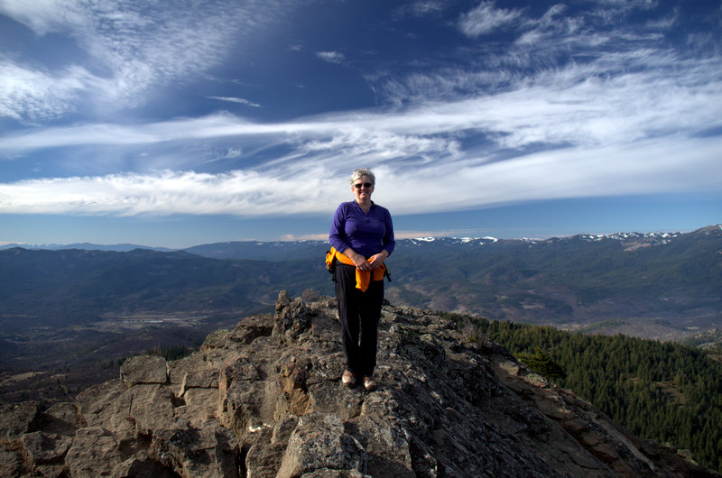 On the summit of Pilot Rock