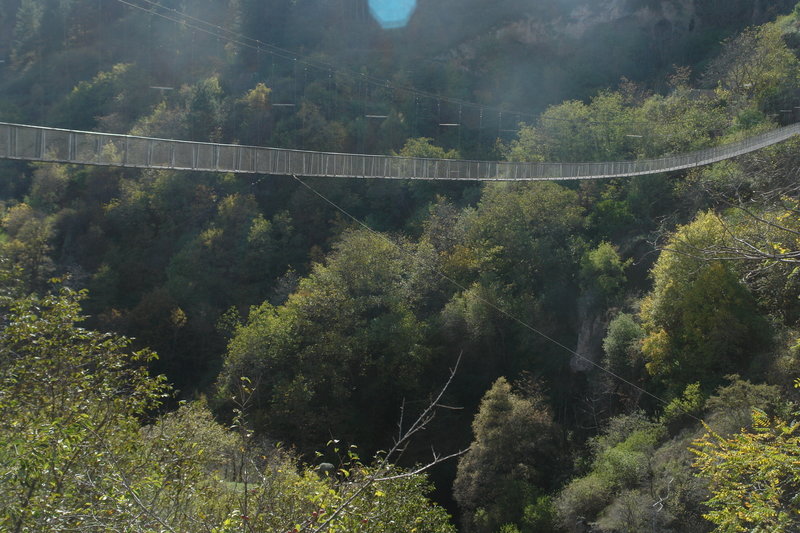 Swinging bridge