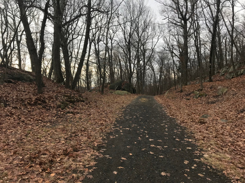 Typical fall section of Goat Trail