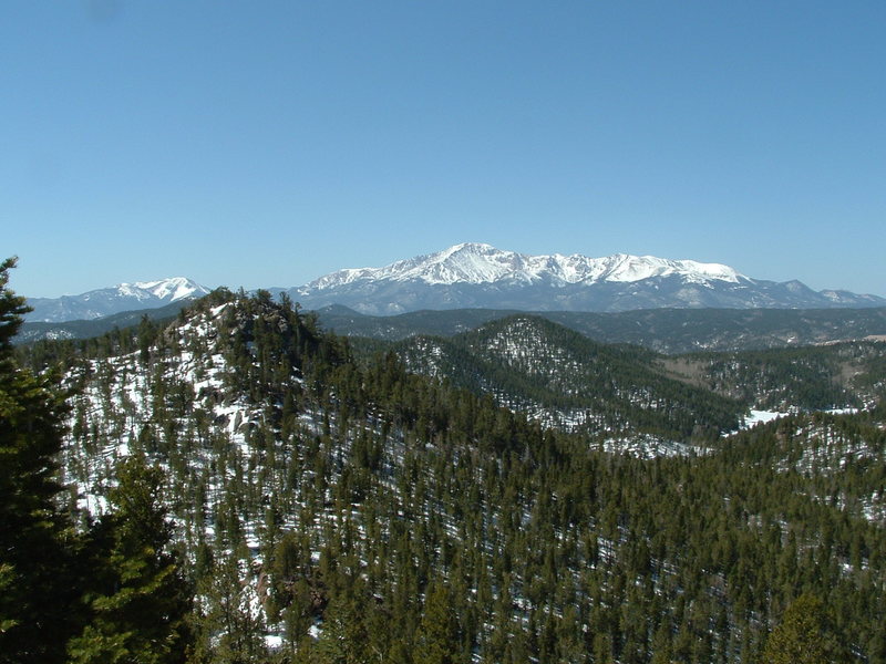 View to Pikes Peak