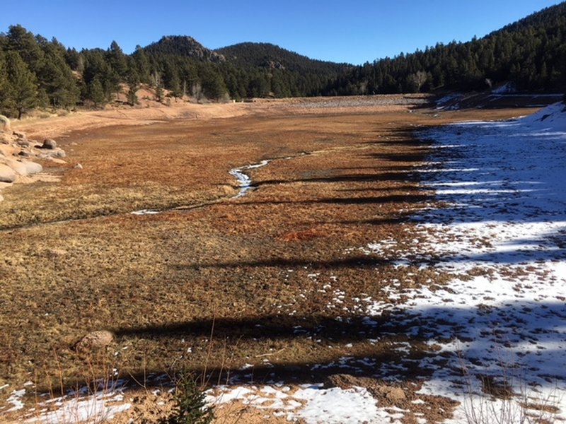 Drained Stanley Reservoir - December 2017