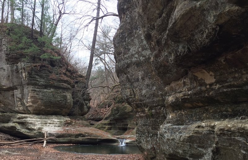 The upper end of Illinois canyon.