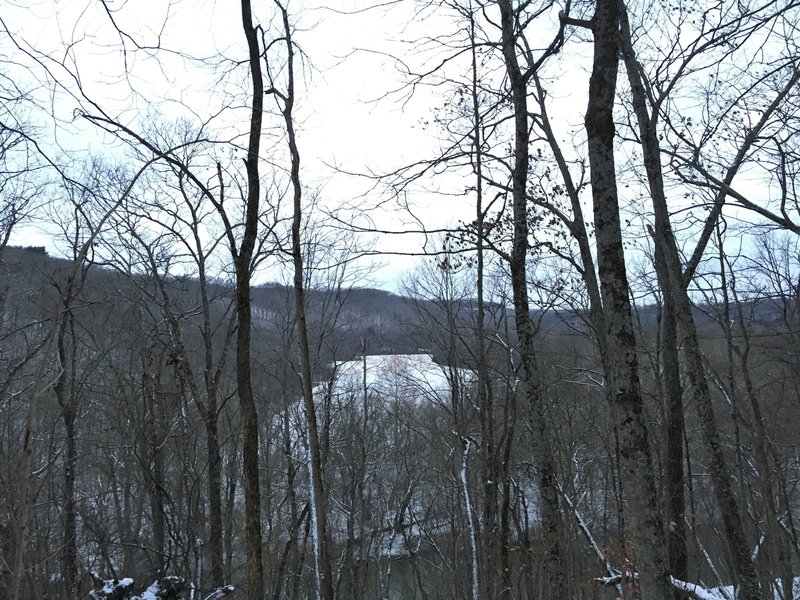 Little Miami River and Farmland in the Valley View