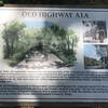 Old Highway A1A information information board