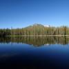 Summit Lake with Lassen Peak on the far horizon