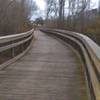 Bridge on Walnut Creek Trail over a wetland