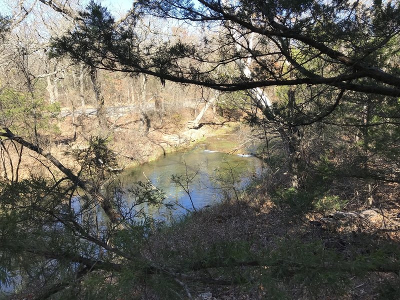 Creek flowing from springs