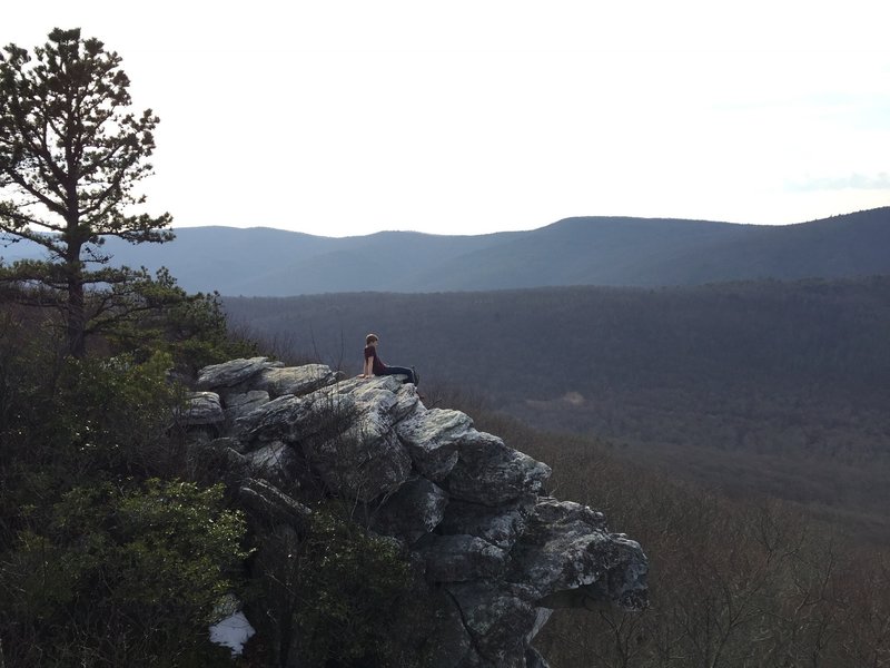 Looking south from the summit of Tibet Knob