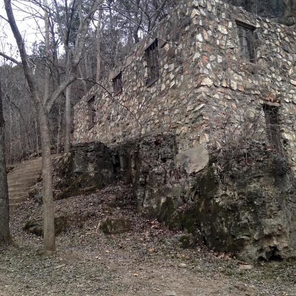 This is the ruins of Welch Hospital.