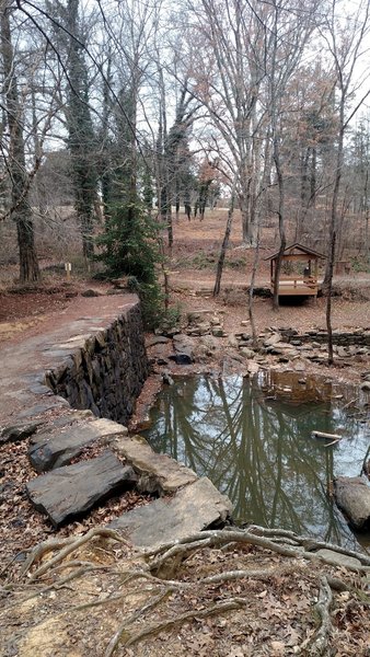 Dam looking across at Gazebo