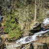 Dukes Creek Falls (left) and Dodd Creek Falls (right)