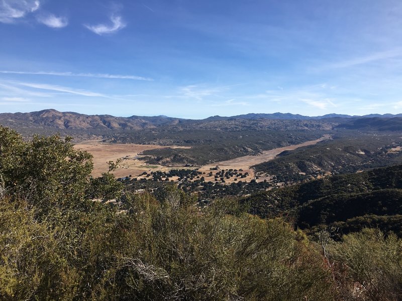 Beautiful view looking north