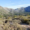 Crystal Lake Basin with Islip Ridge (left) and Hawkins Ridge (right)