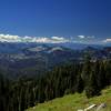 The Trinity Alps from the ridge