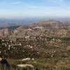 Northwest facing panorama towards Lake Ramona from the Fry Koegel Trail