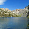 Lake 10554 below Emerald Peak (to the right, but not in the picture). You can see the route going up to Lake 10918 from the far side of the lake