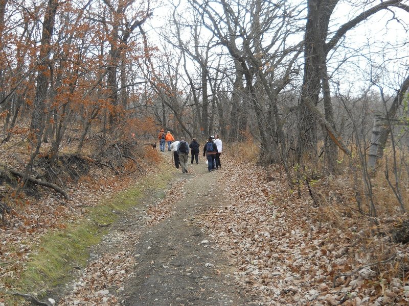 Starting out from the Trailhead on the old road