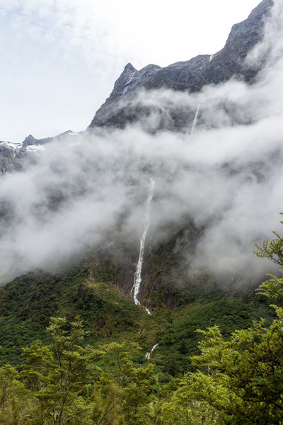 The valley is most beautiful after the rain with all the waterfalls on both sides