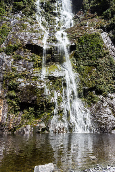 Prairie Lake with its waterfall