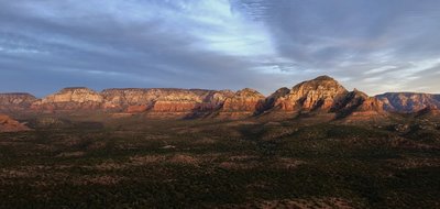 View from Doe Mountain at sunset