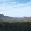 As the trail gains elevation, you can see more of the surrounding area.  If you hike in the morning, you get the benefit of hiking in the shade as the sun isn't high enough to clear the mountains above you.