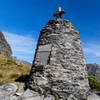 Mackinnon Memorial on Mackinnon Pass