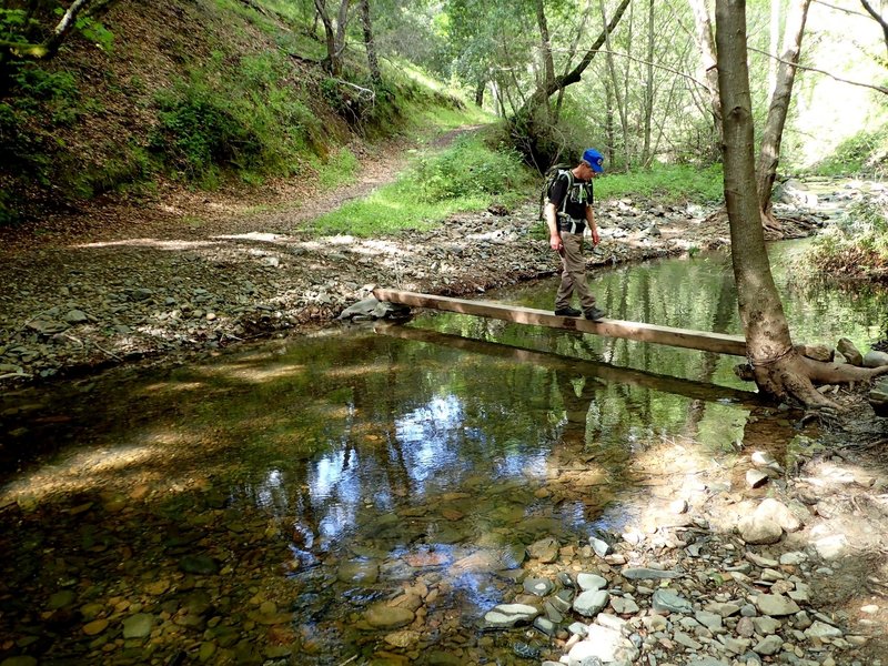 Your fiirst (or last) crossing of Moore Creek