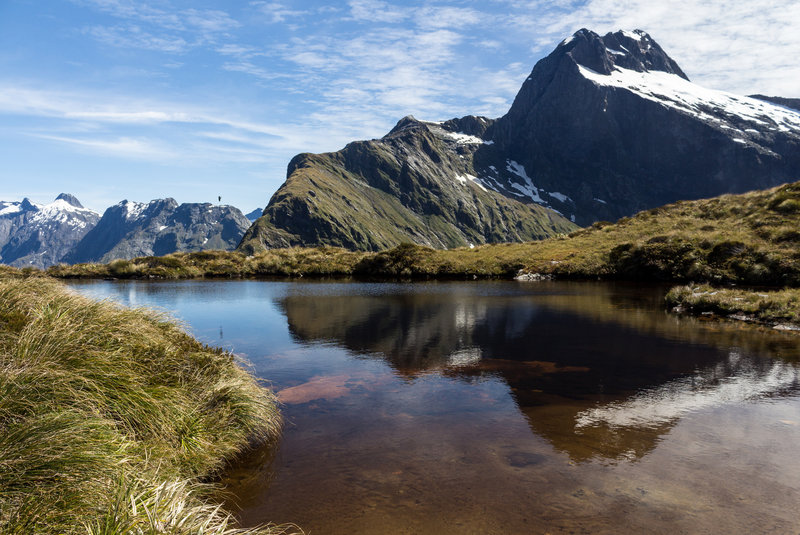 Mount Elliot and the Jervois Glacier in front of Lake Ella