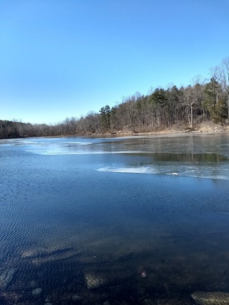 An expansive view of the branch of the reservoir