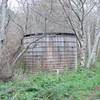 At the end of the trail, you encounter two wooden water tanks above Mills Creek that service the park residence downstream.