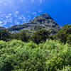 Looking up Mount Balloon from Roaring Burn