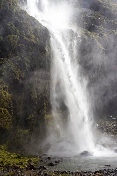 Lower section of Sutherland Falls