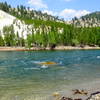 The Yellowstone River, next to Tower Fall Trail