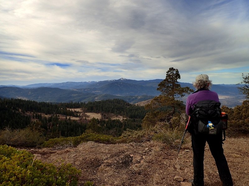 Mount Ashland from Hobart Bluff