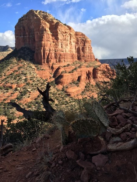 A view of Courthouse Butte