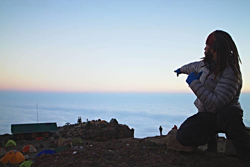 View from high camp