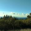 Looking out over the Santa Cruz Mountains from high on Sulphur Springs Road.