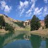 Ridge Lake! Water was crisp (drank a gulp on accident).