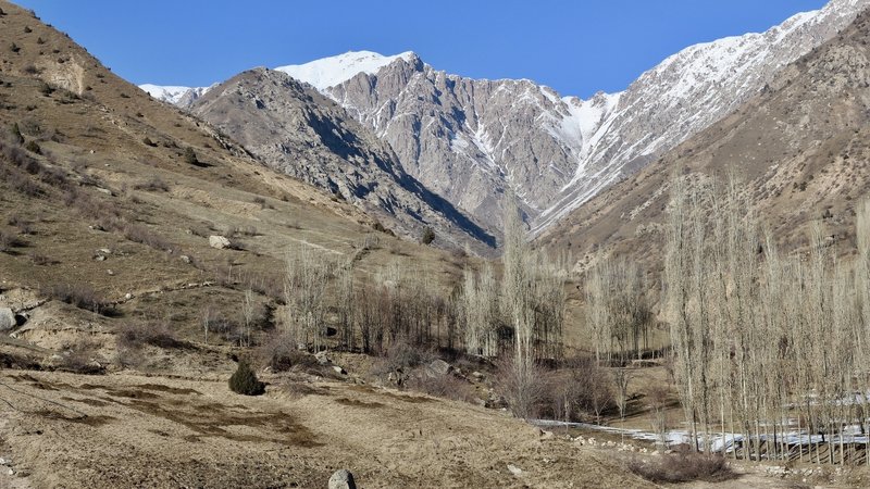 Looking north toward Faragoh Peak.