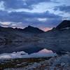 Sunset at Wanda Lake.