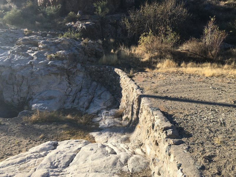 An old abandoned dam