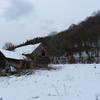 Abandoned house next to the trail